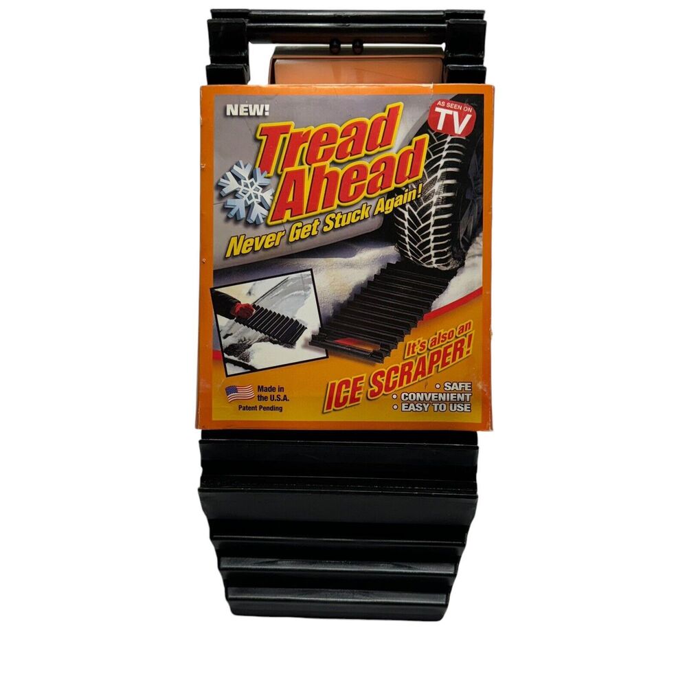 New Tread Ahead-Never Get Stuck Again-Made In‎ The USA Also An Ice Scraper!